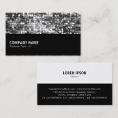 中途半端0100 -抽象芸術モザイク 名刺 (正面/裏面)