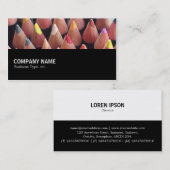 中途半端0106 – 色鉛筆 名刺 (正面/裏面)