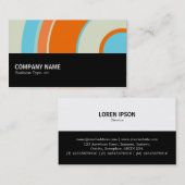 中途半端0114 – 円カラフル03 名刺 (正面/裏面)