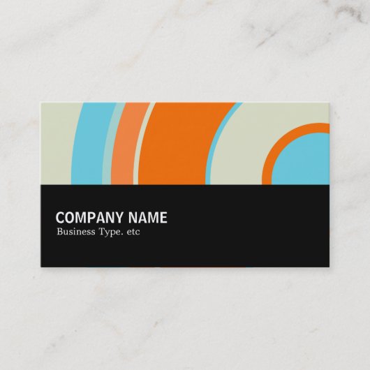 中途半端0114 – 円カラフル03 名刺 (正面)