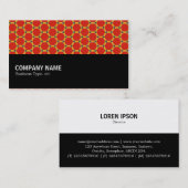 中途半端0123 – 幾何学模様01 名刺 (正面/裏面)