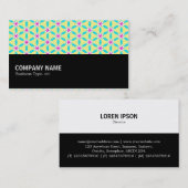 中途半端0140 – 幾何学模様018 名刺 (正面/裏面)