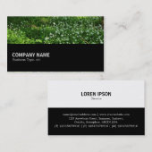 中途半端0143 – ウッドランドの花 名刺 (正面/裏面)