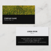 中途半端0147 – 黄色のデイジー 名刺 (正面/裏面)