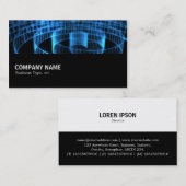 中途半端028 – 青い緩和曲線 名刺 (正面/裏面)