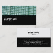 中途半端036 – ガラスレンガ 名刺 (正面/裏面)