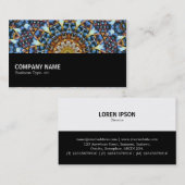 中途半端040 – 自然万華鏡のように千変万化するパターン02 名刺 (正面/裏面)