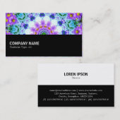 中途半端042 – 自然万華鏡のように千変万化するパターン04 名刺 (正面/裏面)