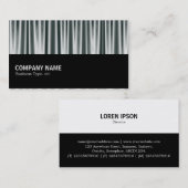 中途半端047 – シルバーカーテン 名刺 (正面/裏面)