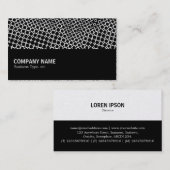 中途半端051 – 極端なハーフトーン(金ゴールド) 名刺 (正面/裏面)