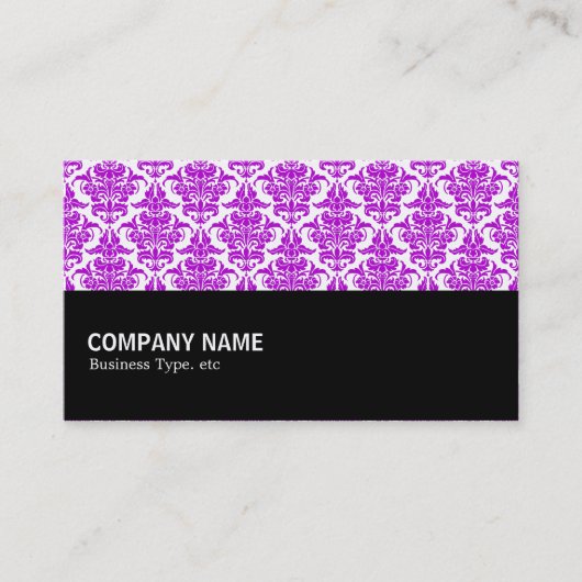 中途半端058 – パープルダマスク 名刺 (正面)