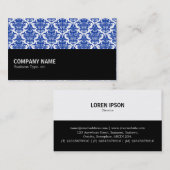 中途半端077 – ネイビーダマスク 名刺 (正面/裏面)