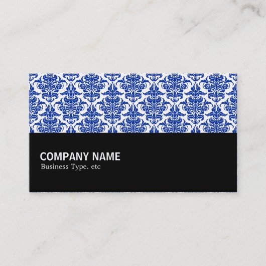 中途半端077 – ネイビーダマスク 名刺 (正面)