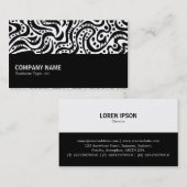 中途半端087 -抽象芸術041211 名刺 (正面/裏面)