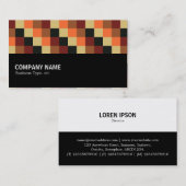 中途半端 – カラー正方形04 名刺 (正面/裏面)