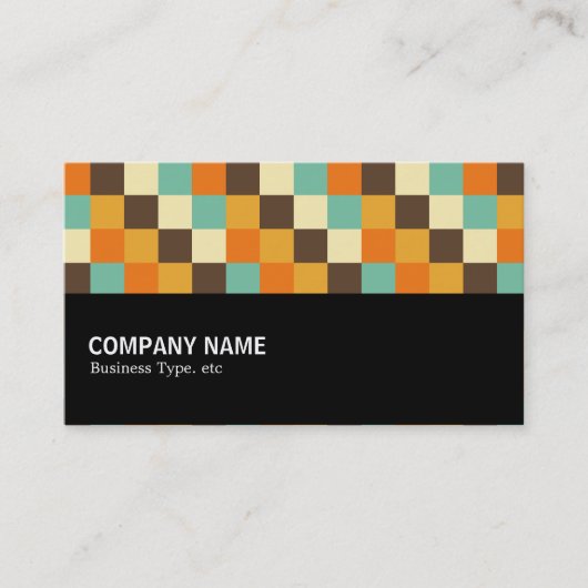 中途半端 – カラー正方形05 名刺 (正面)