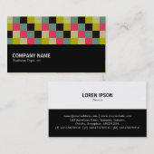 中途半端 – カラー正方形06 名刺 (正面/裏面)