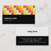中途半端 – カラー正方形07 名刺 (正面/裏面)