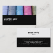 中途半端 – コットンのリール 名刺 (正面/裏面)