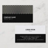 中途半端 – ハニカムウォーム 名刺 (正面/裏面)