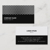 中途半端 – ハニカム 名刺 (正面/裏面)