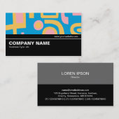 中途半端V2 -抽象芸術170914 名刺 (正面/裏面)