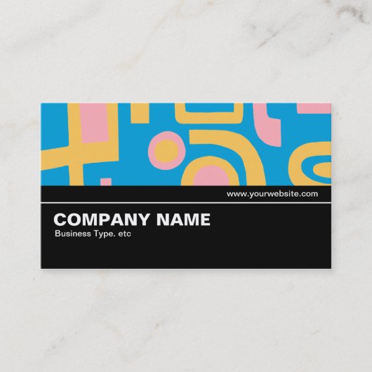 中途半端V2 -抽象芸術170914 名刺 (正面)