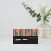 中途半端V2 017 -抽象芸術240113 名刺 (スタンド正面)