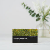 中途半端V2 028 – 黄色いデイジーのベッド 名刺 (スタンド正面)