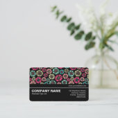 中途半端V3 -抽象芸術花031023 名刺 (スタンド正面)