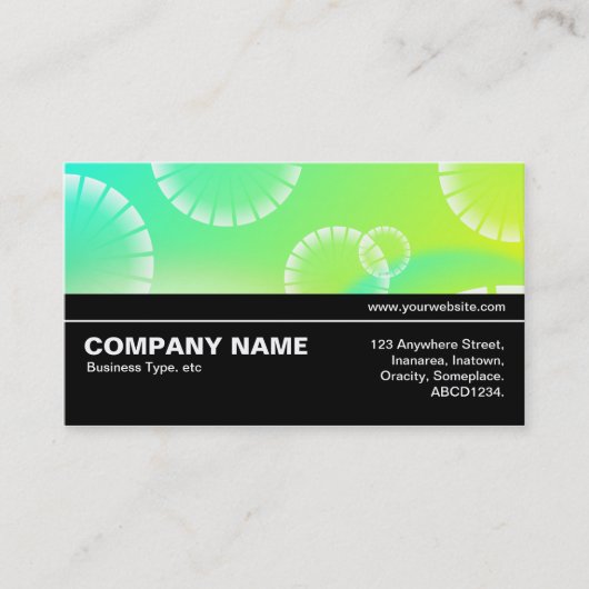 中途半端V3 -抽象芸術01 名刺 (正面)