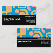 中途半端V3 -抽象芸術170914 名刺 (正面/裏面)