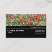 中途半端V3 042 – チューリップのベッド 名刺 (裏面)