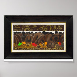 中通路ミニプリント4 x 6 ポスター