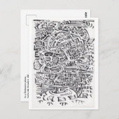 中間のインクスケッチ ポストカード (正面/裏面)