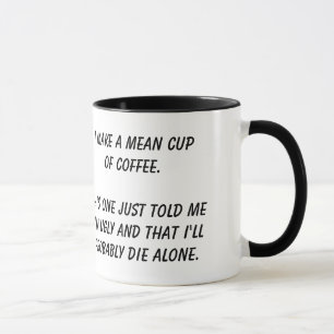 "中間のコーヒー"マグ マグカップ