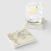 中間のバロメーター ストーンコースター (横)