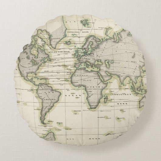 中間のバロメーター ラウンドクッション (正面)