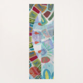 中間のパネルIII ヨガマット (裏面)