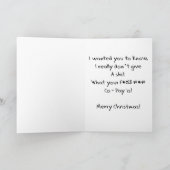 中間の人々からの中間のクリスマスカード シーズンカード (内部)