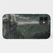 中間の地球のための戦い Case-Mate iPhoneケース (裏面(横))