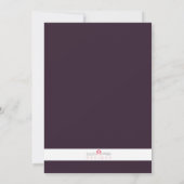 中間の夏の夜のひもライトディナー・パーティの招待 招待状 (裏面)