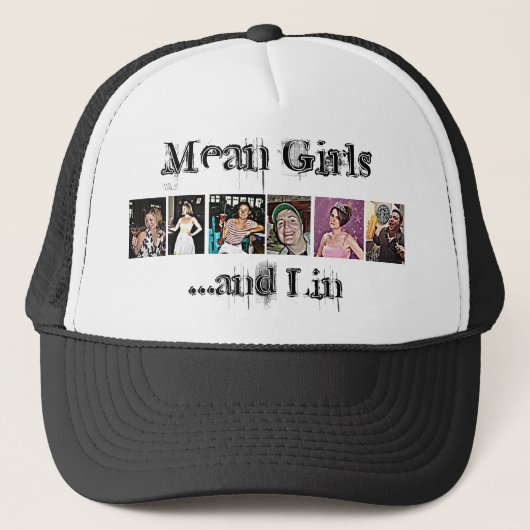 中間の女の子および林の帽子 キャップ (正面)