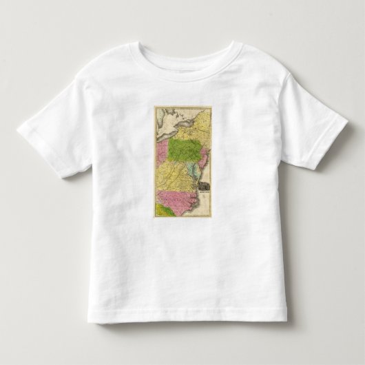 中間の州2 トドラーTシャツ (正面)