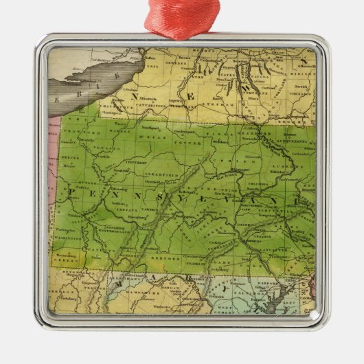 中間の州2 メタルオーナメント (正面)