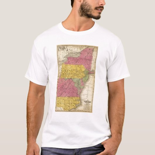 中間の州、米国 Tシャツ (正面)