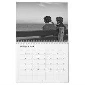 中間の西のまわり カレンダー (2月 2026)