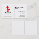 中間の規則-人魚 名刺 (正面/裏面)