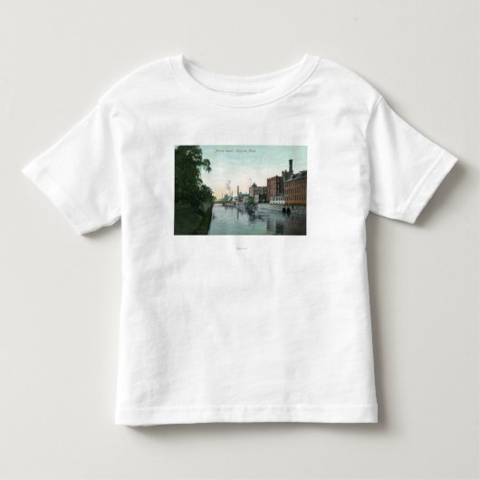 中間のCanaの眺め トドラーTシャツ (正面)