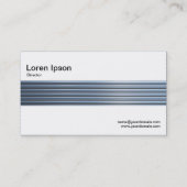 中間バンド – クロムチューブ 名刺 (裏面)